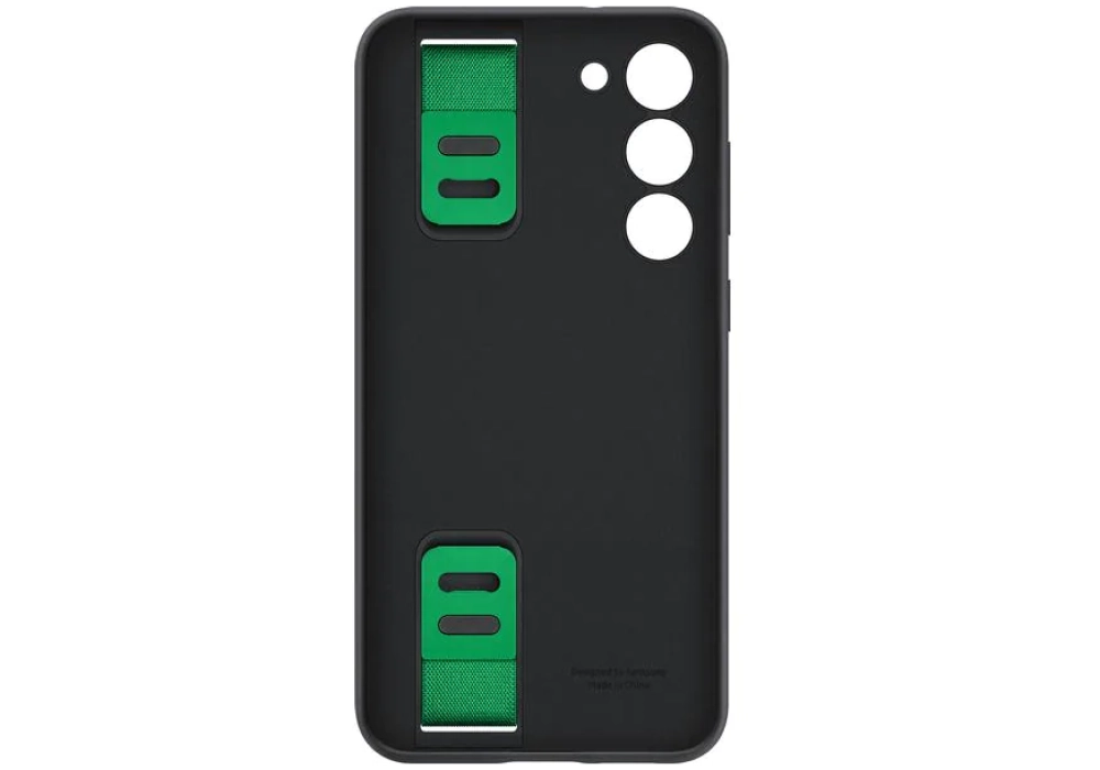 Samsung Coque arrière Silicone Grip Galaxy S23+ Noir