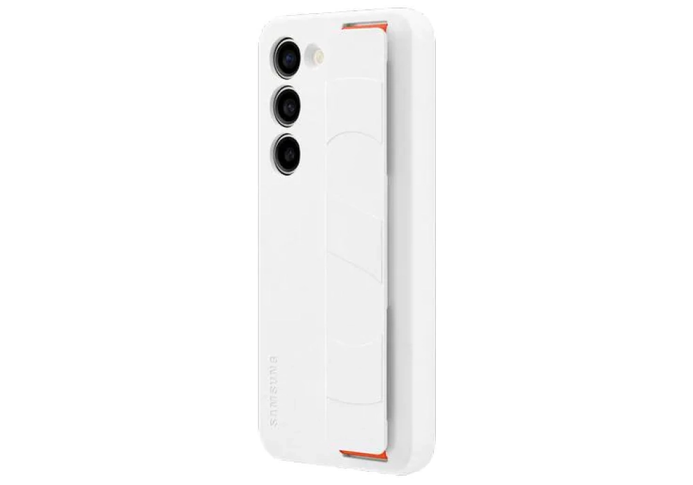 Samsung Coque arrière Silicone Grip Galaxy S23 Blanc