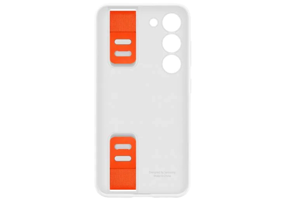 Samsung Coque arrière Silicone Grip Galaxy S23 Blanc