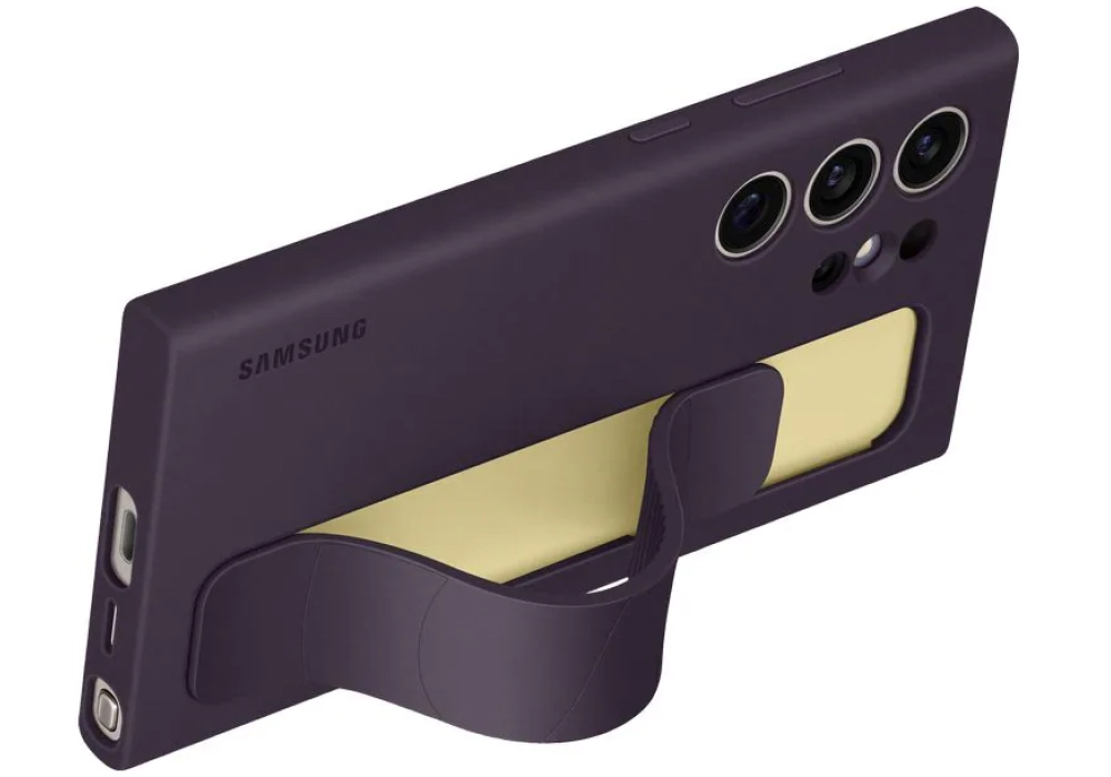 Samsung Coque arrière Standing Grip Galaxy Galaxy S24 Ultra Violet