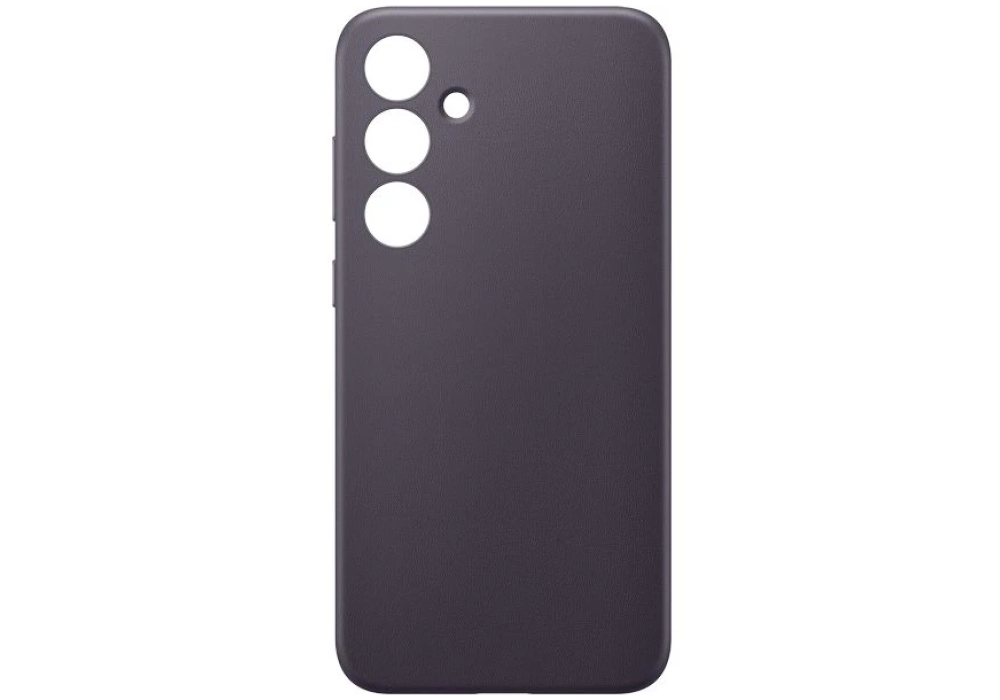 Samsung Coque arrière Vegan Leather Galaxy S24+ Violet