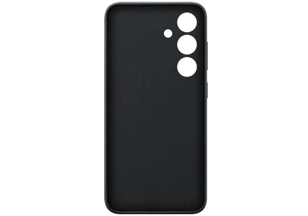 Samsung Coque arrière Vegan Leather Galaxy S24 Noir