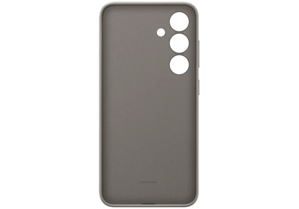 Samsung Coque arrière Vegan Leather Galaxy S24 Taupe