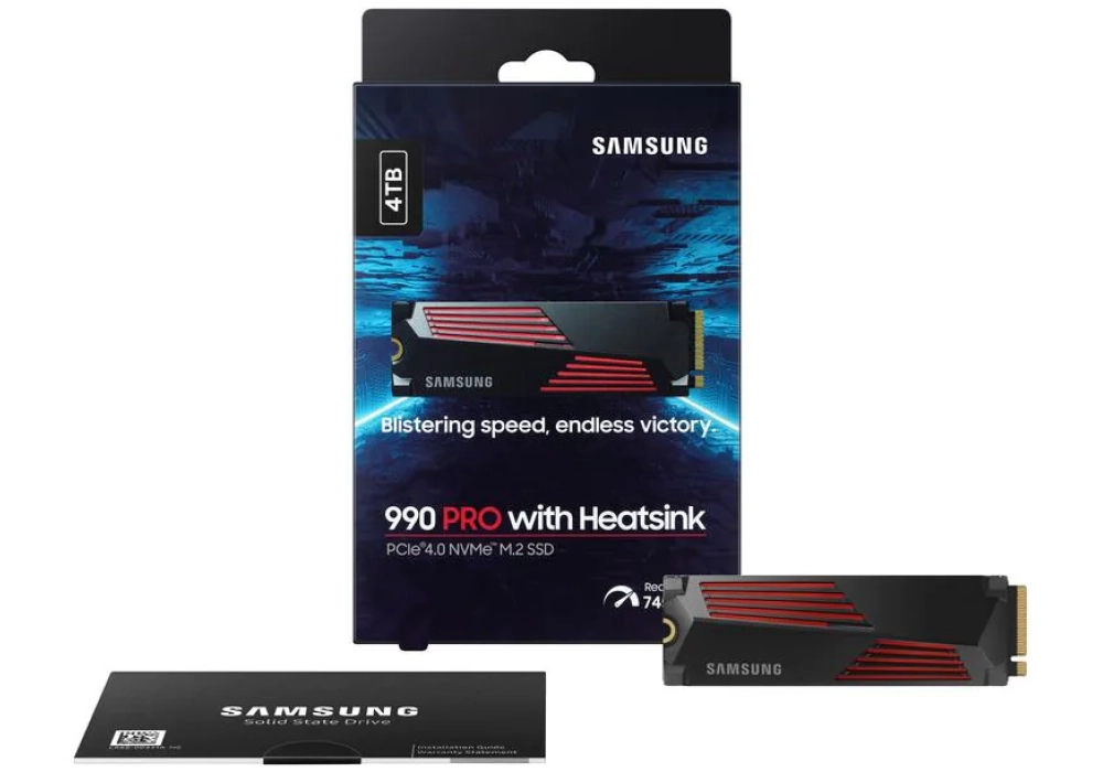 Samsung SSD 990 PRO Heatsink M.2 2280 NVMe 4000 GB