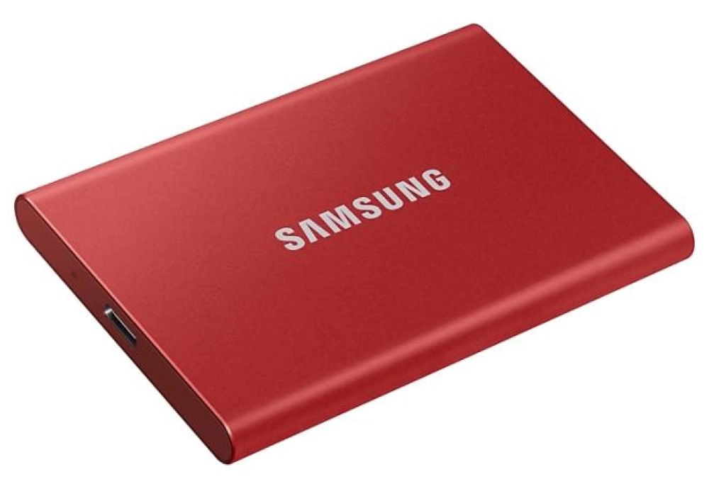 Samsung T7 Portable SSD - 2.0 TB (Metallic Red) 