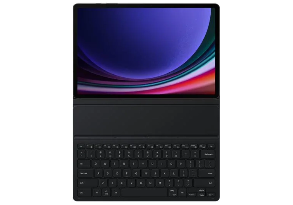 Samsung Tab S9+ Book Cover Keyboard Slim (CH) Noir