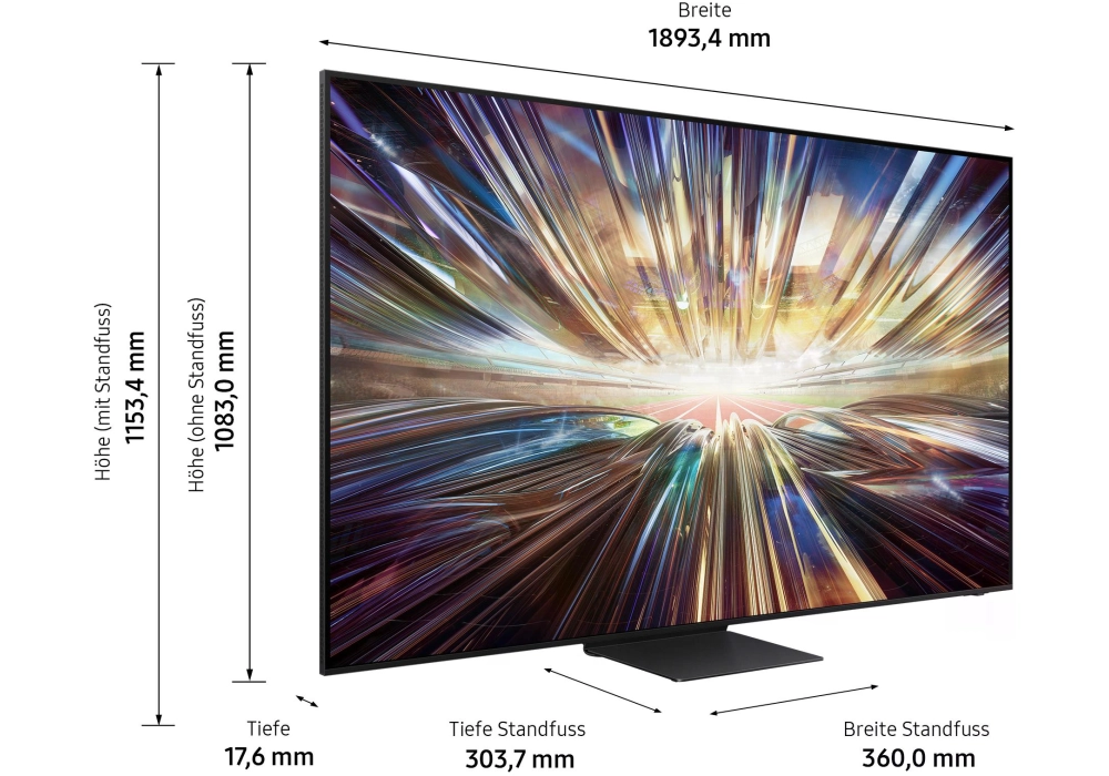 Samsung TV QE85QN800D TXZU 85", 7680 x 4320 (8K UHD), QLED