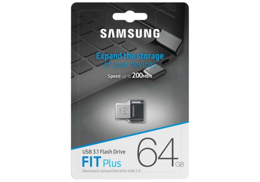 Samsung USB 3.1 FIT Plus Flash Drive - 64 GB