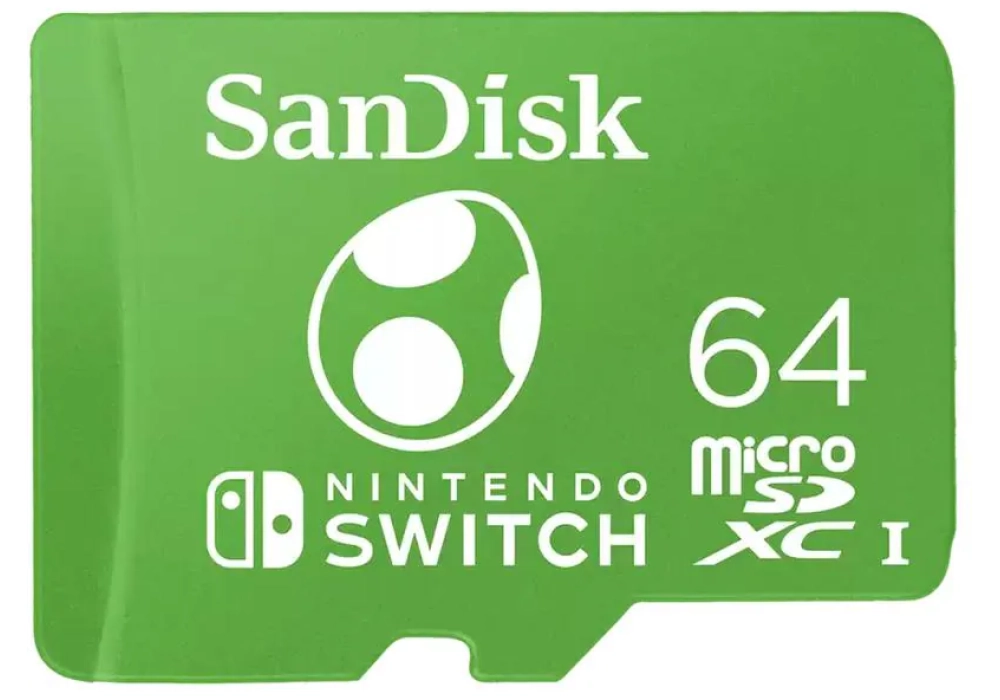 SanDisk Carte microSDXC Nintendo Switch U3 64 GB