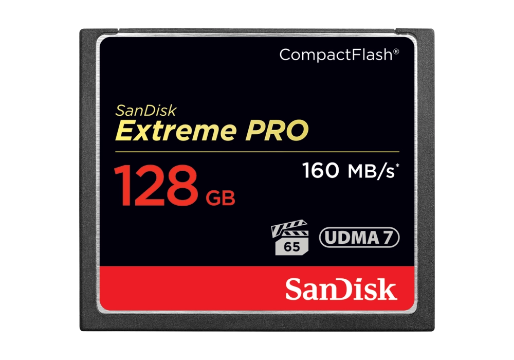 SanDisk Extreme Pro 1067x CompactFlash - 128 GB