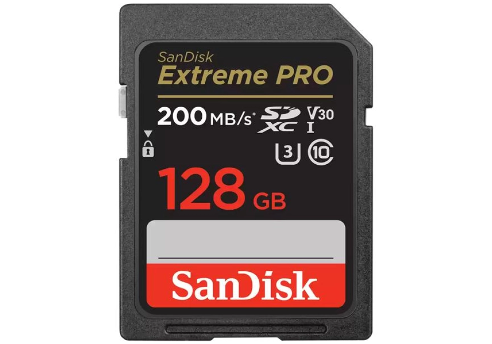 SanDisk Extreme Pro SD UHS-I Card (2022) - 128 GB