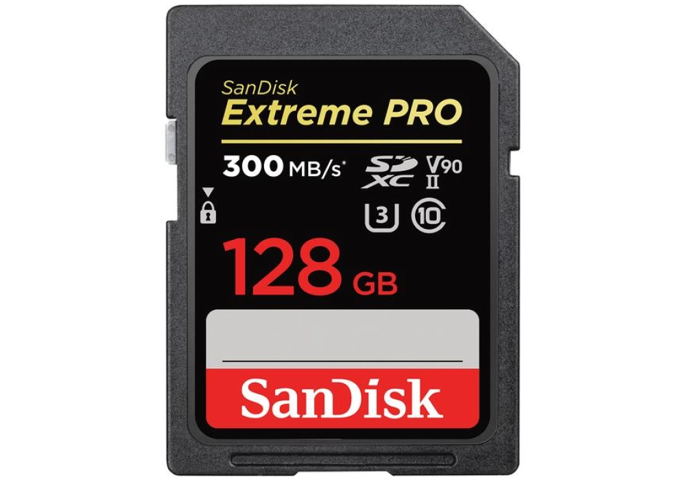 SanDisk SDHC Extreme Pro UHS-II - 128 GB