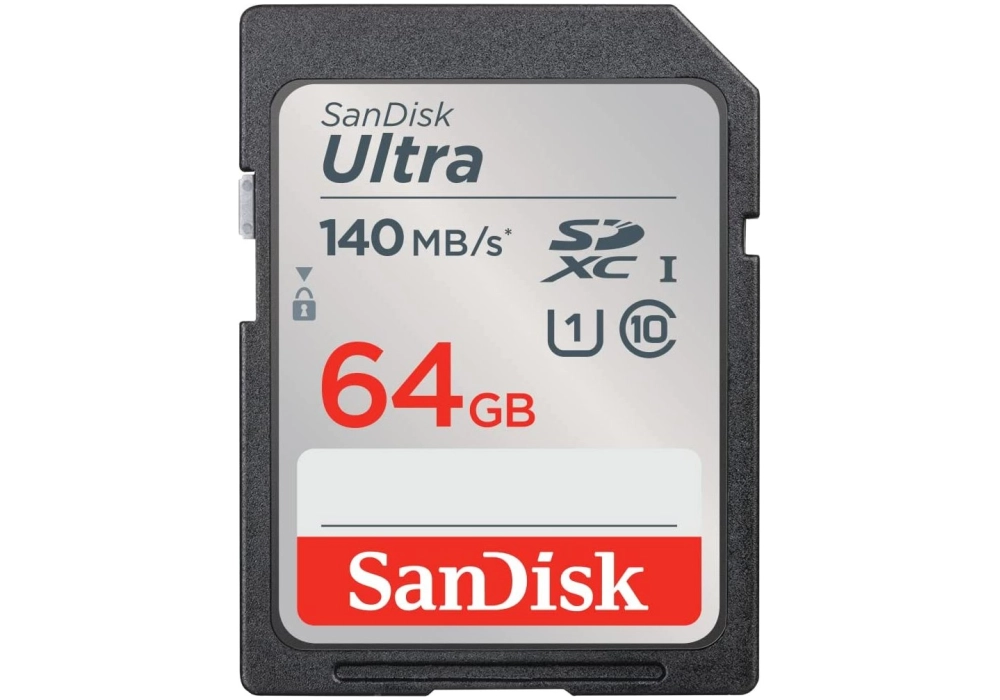 SanDisk Ultra SDXC 140MB/​s UHS-I U1 - 64 GB