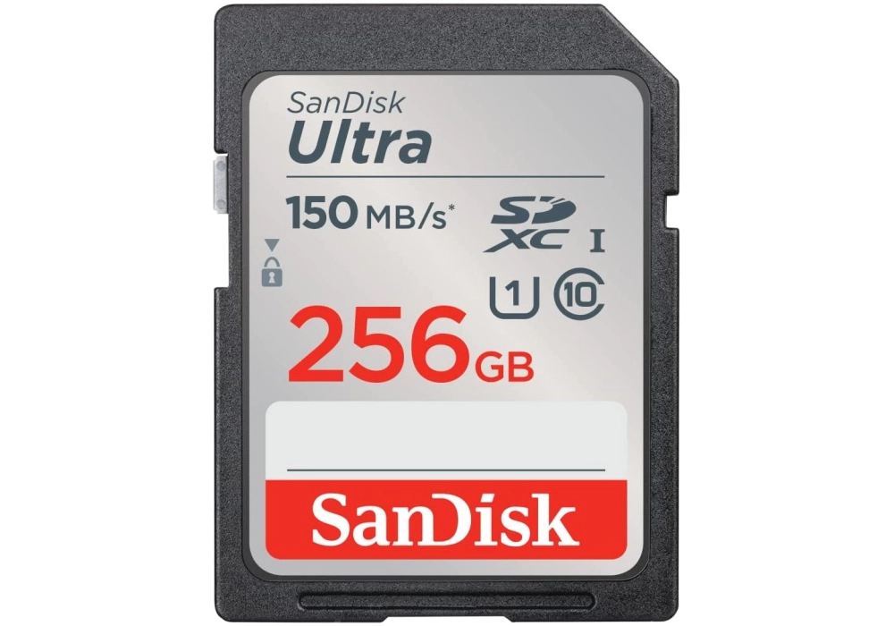 SanDisk Ultra SDXC 150MB/​s UHS-I U1 - 256 GB