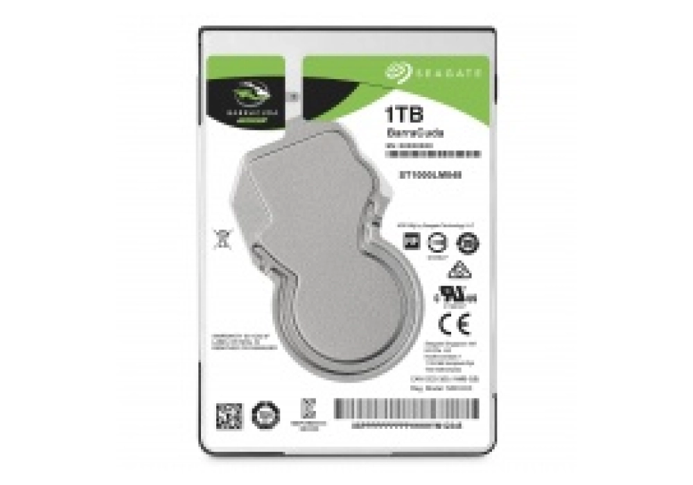 Seagate BarraCuda 2.5 HDD SATA 6 Gb/s - 1.0 TB