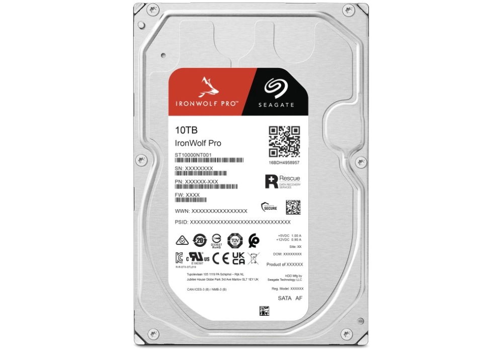 Seagate IronWolf Pro NAS HDD Unlimited - 10.0 TB