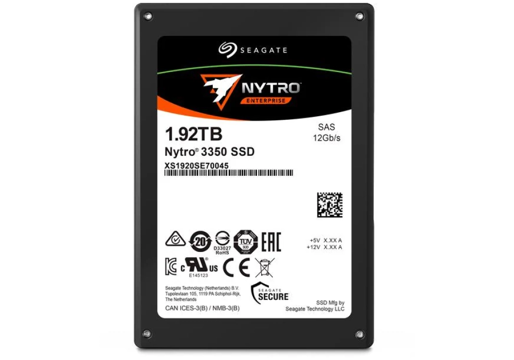 Seagate SSD Nytro 3350 2.5" SAS 1920 GB