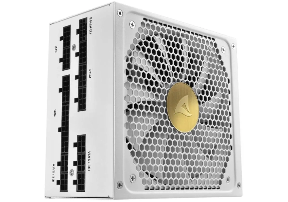 Sharkoon Rebel P30 Gold 1000 W, Blanc