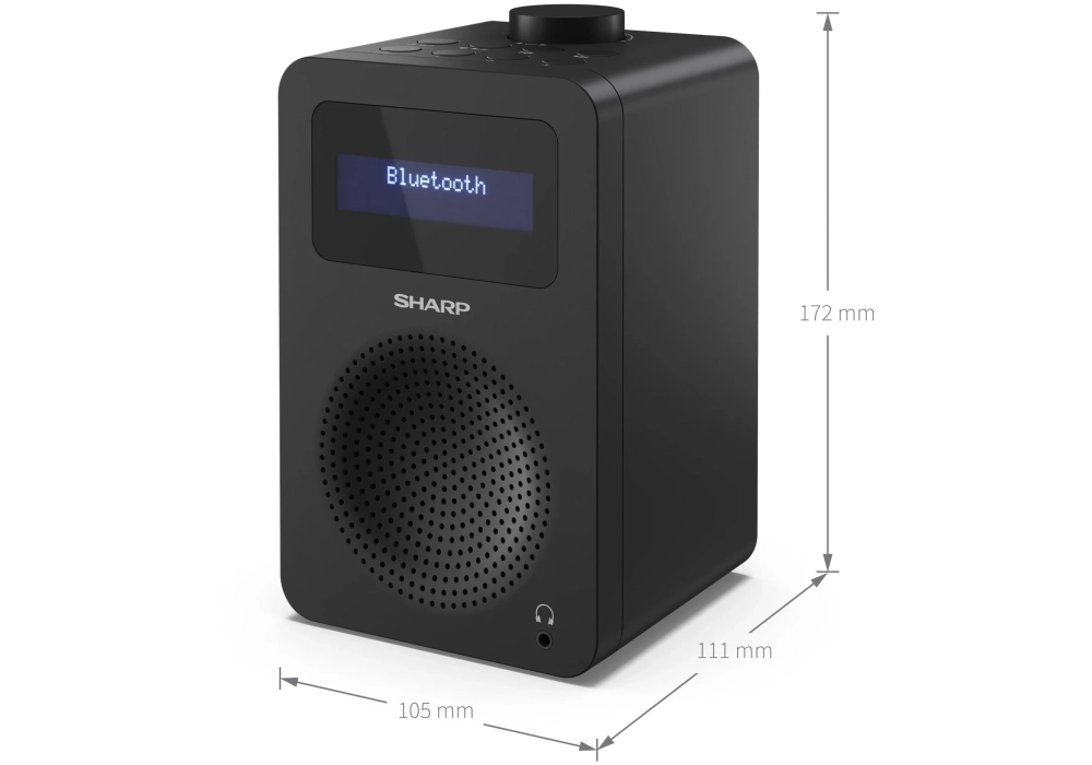 Sharp Radio DAB+ DR-430 – Midnight Black