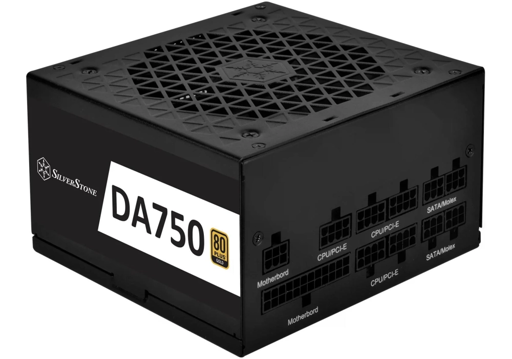 SilverStone Bloc d’alimentation DA750 Gold 750 W