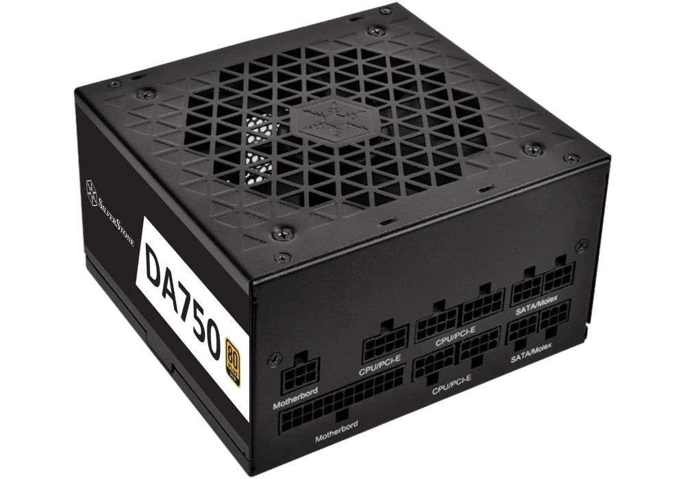 SilverStone Bloc d’alimentation DA750 Gold 750 W