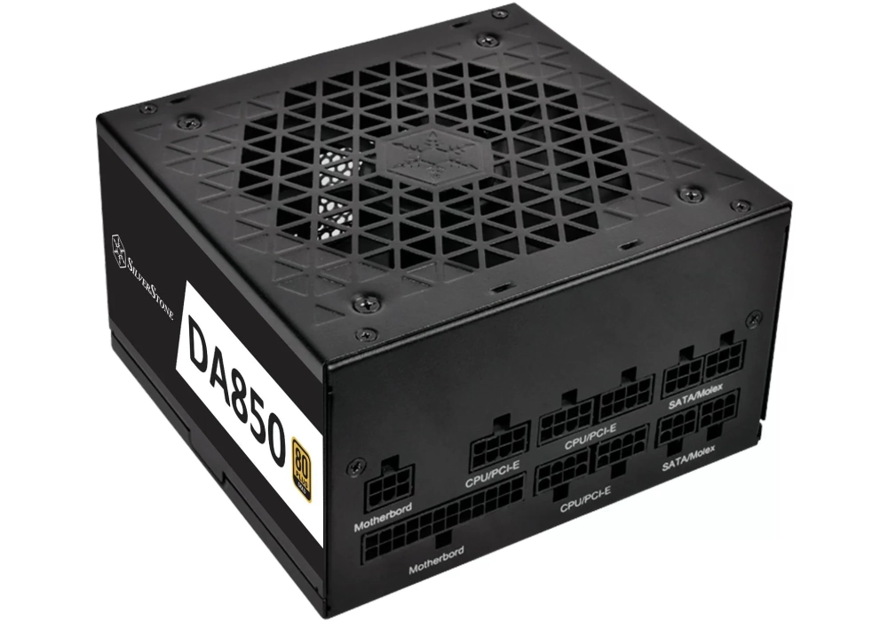 SilverStone Bloc d’alimentation DA850 Gold 850 W