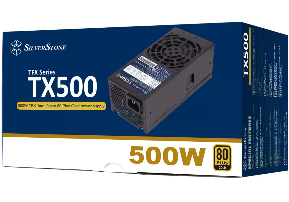 SilverStone Bloc d’alimentation TX500 Gold 500 W