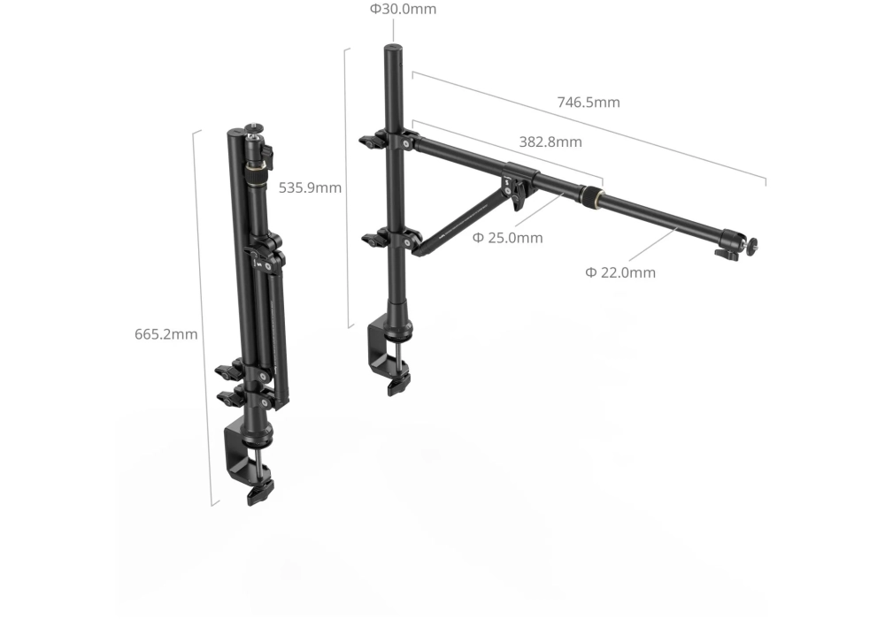 Smallrig Support overhead de bureau/le live streaming