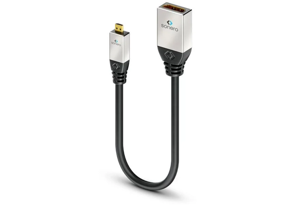 sonero Adaptateur Portsaver 4K High Speed Micro HDMI (HDMI-D) - HDMI