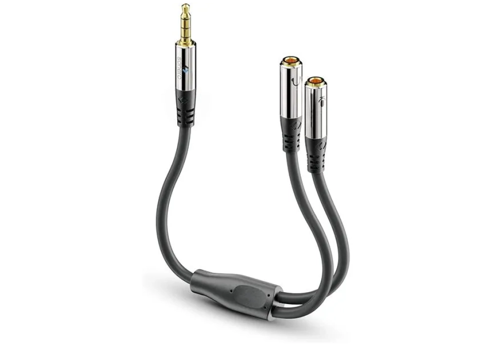 Sonero Câble audio jack 3.5 mm - jack 3.5 mm 0.25 m