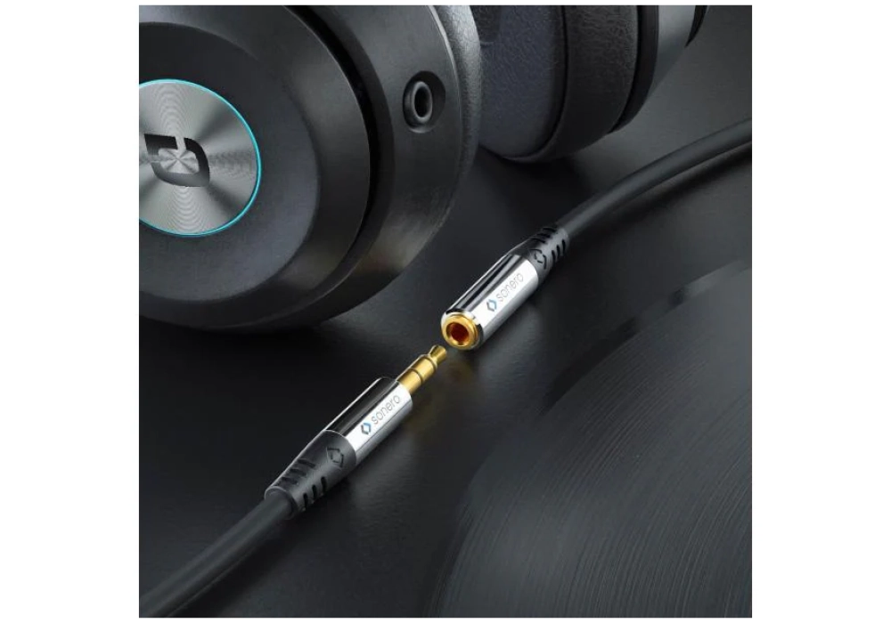 sonero Câble audio jack 6.3 mm - jack 3.5 mm 0.25 m