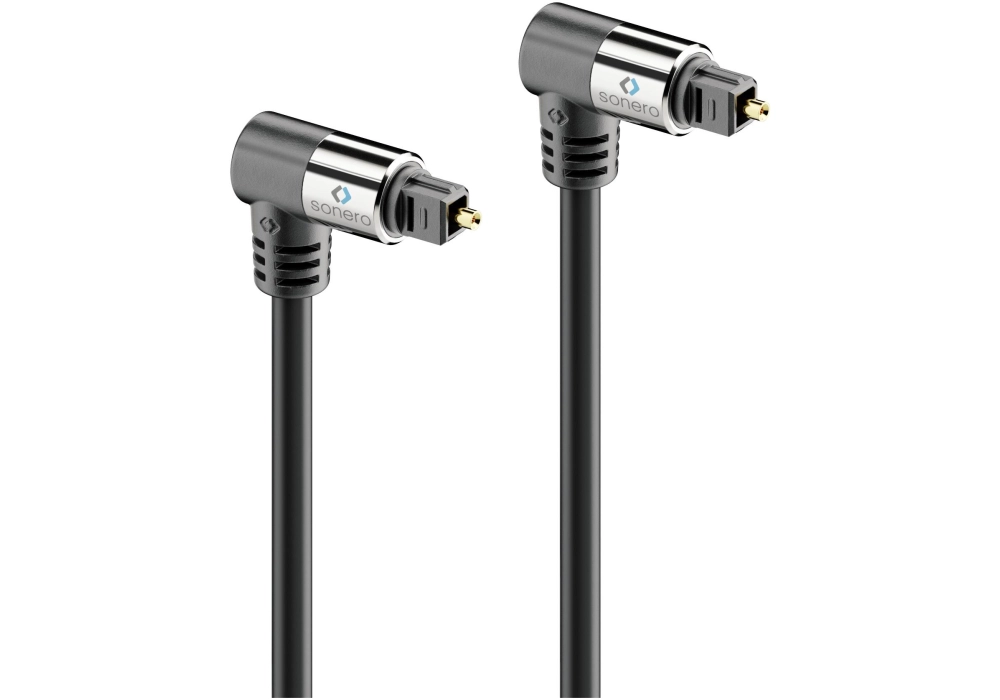 sonero Câble audio Toslink - Toslink 2x coudé 1.5 m