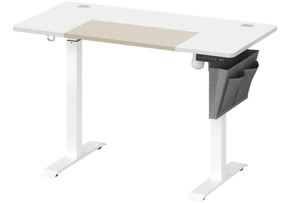 Songmics Table haute 120 x 60 cm, réglable en hauteur