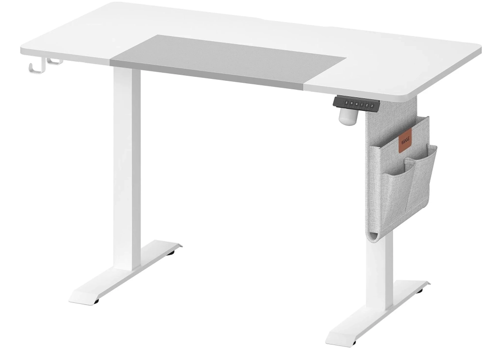 Songmics Table haute 120 x 60 cm, réglable en hauteur