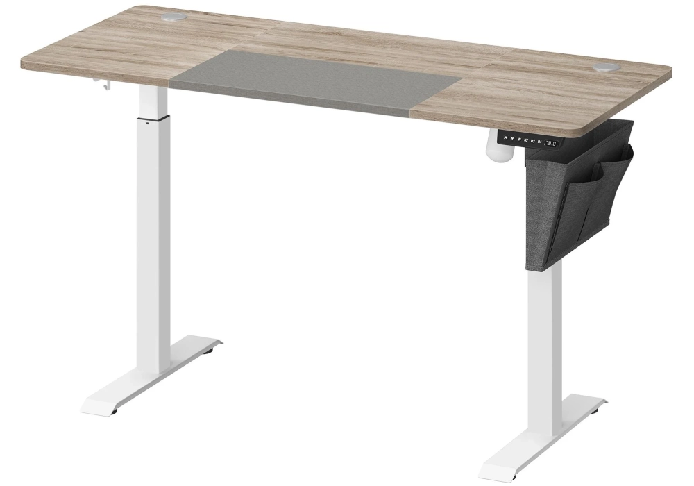 Songmics Table haute 140 x 60 cm, réglable en hauteur