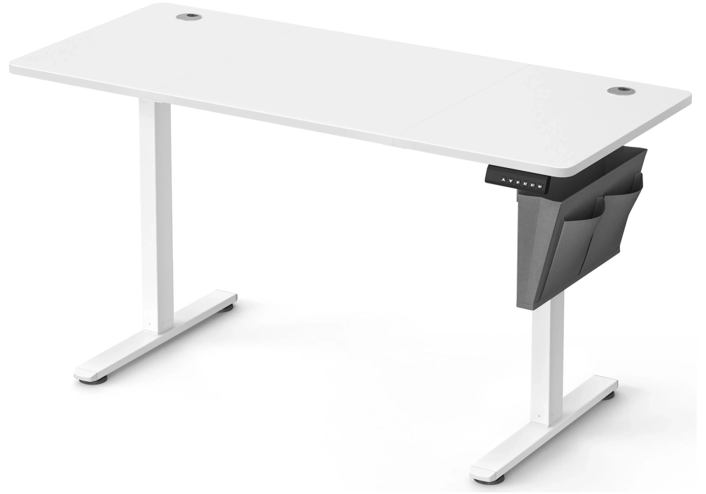 Songmics Table haute 140 x 60 cm, réglable en hauteur