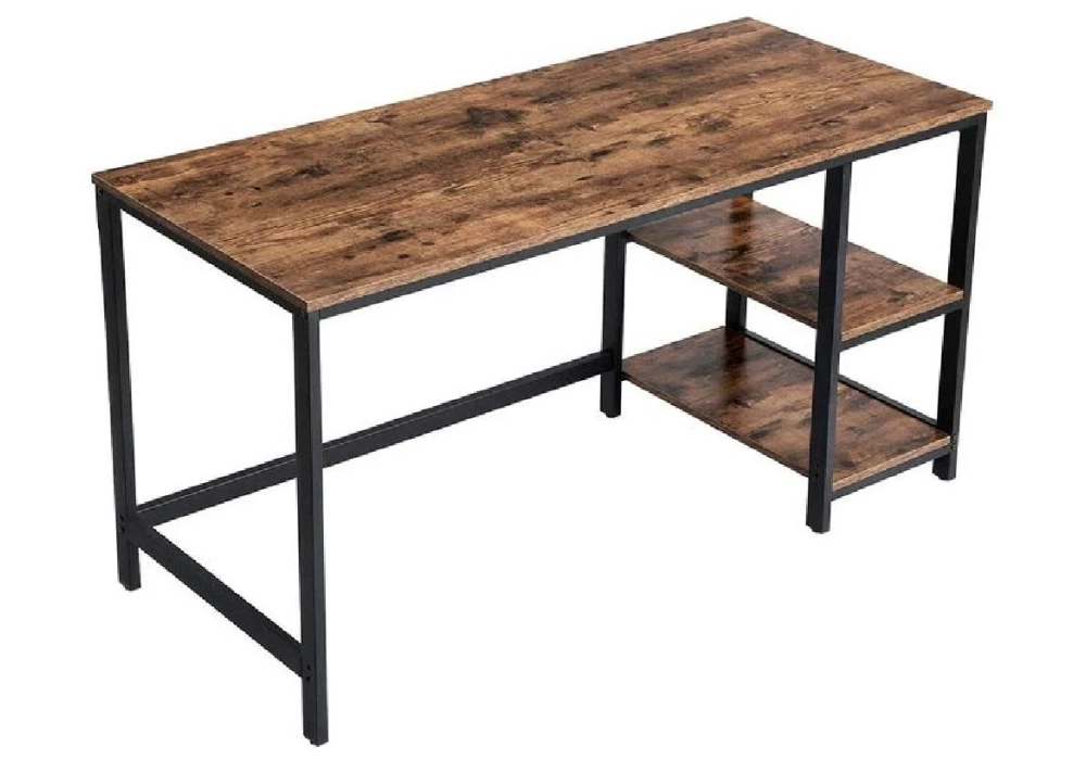 Songmics Table LWD55X Brun vintage-noir