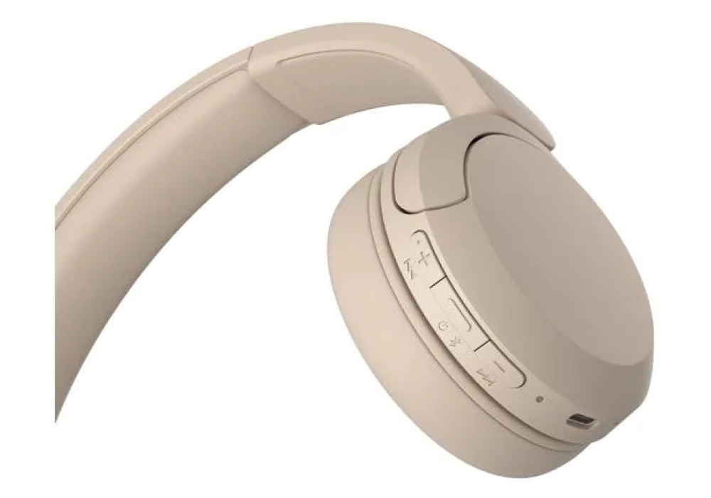 Sony Casques supra-auriculaires Wireless WH-CH520 Beige