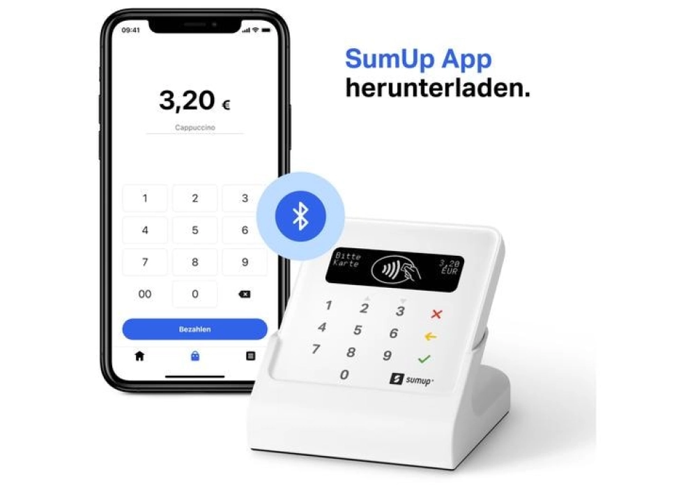 SumUp Air Card Terminal + station de recharge