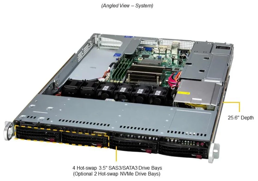 Supermicro Barebone SuperServer SYS-511R-W