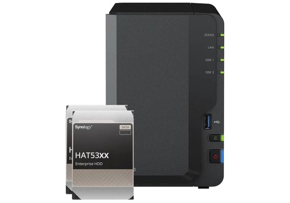 Synology DiskStation DS223 - Synology Enterprise HDD 8 TB