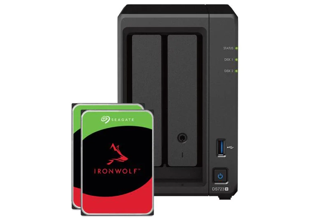 Synology DiskStation DS723+ - Seagate Ironwolf 4 TB