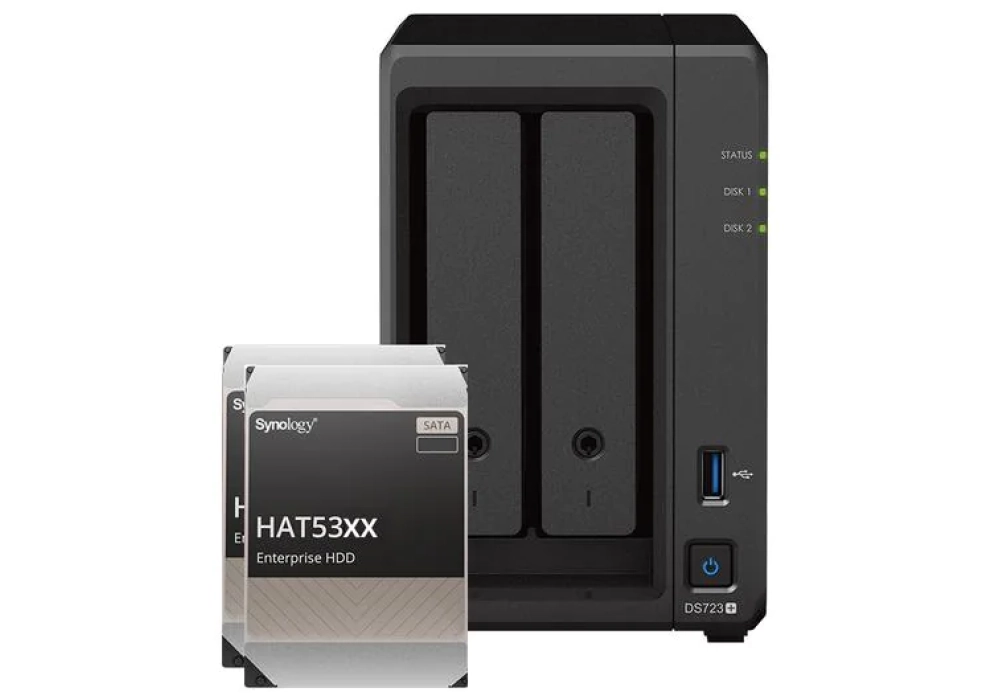 Synology DiskStation DS723+ - Synology Enterprise HDD  16 TB