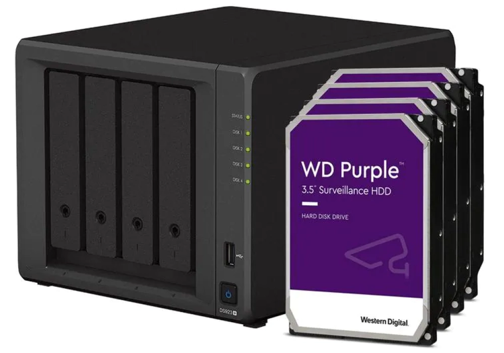 Synology DS923+ - WD Purple 16 TB