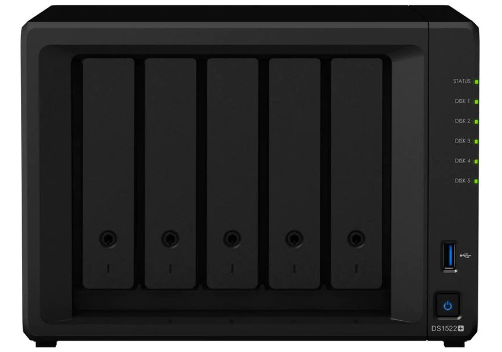 Synology NAS DiskStation DS1522+ 5-bay Synology Plus HDD 20 TB