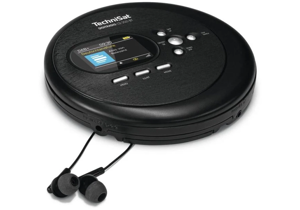 Technisat Lecteur CD Digitradio CD 2Go BT Noir