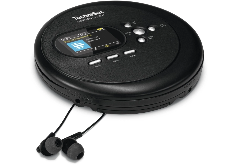 Technisat Lecteur CD Digitradio CD 2Go BT Noir