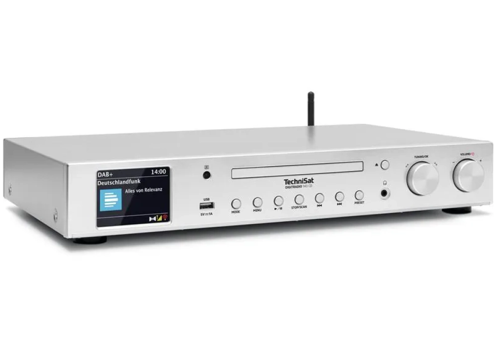 Technisat Tuner radio DigitRadio 143 CD V3 Argenté