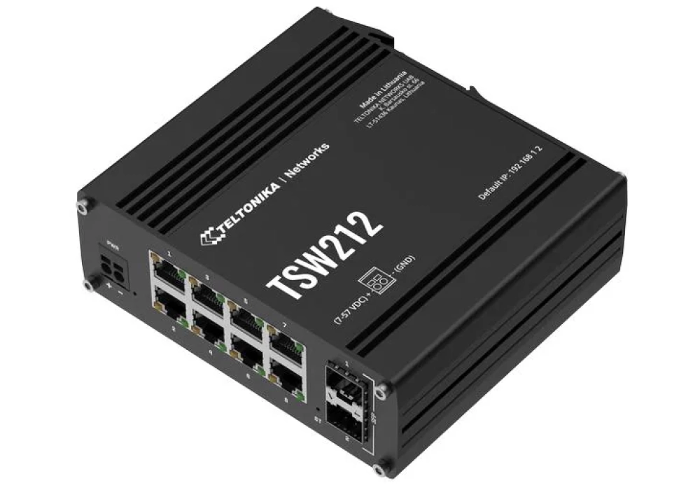 Teltonika Switch sur rail TSW212 10 ports