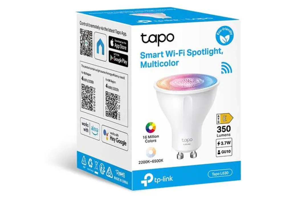 TP-Link Ampoule Tapo L630 1 pièce, Multicolore